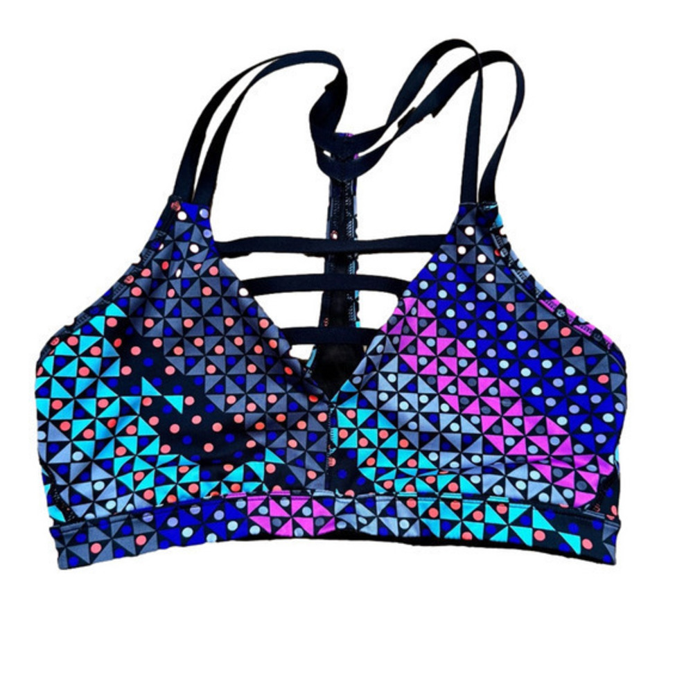 Victoria's Secret Geometric Strappy Sports Bra